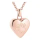 thumbnail image 1 of Collar De Urna Con Corazón Para Cenizas De Perro Y Gato,Negro, 1 of 3