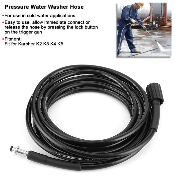 Manguera De Hidrolavadora De Alta Presión Para Limpieza De Tuberías De Agua, Compatible Con Karcher K2, K3, K4 Y K5. Ideal para la limpieza de automóviles.