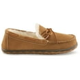 thumbnail image 3 of Guide Gear Men's Shearling Moc Slippers Chestnut 13D     (Medium), 3 of 8
