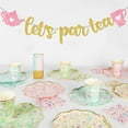 thumbnail image 3 of Let's Par Tea Banner Floral Tea Party Decorations, Teapot and Teacup Banner Decor for Tea Themed Birthday Party Baby Shower Photo Booth Backdrop Tea Themd Bridal Shower Decorations, 3 of 6