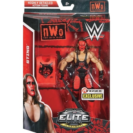 figure sting vintage action Ringside Wolfpac) Sting (NWO Toy Exclusive  WWE Wrestling