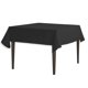 thumbnail image 1 of Linentablecloth Mantel Cuadrado De Poliéster De 54 Pulgadas, Color Negro, 1 of 4