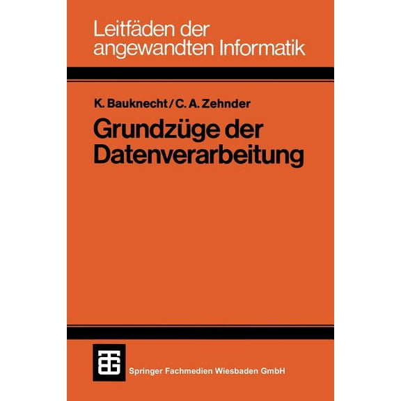 Leitfäden Der Informatik Grundzüge Der Datenverarbeitung: Methoden Und Konzepte Für Die Anwendungen, (Paperback)