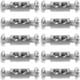 thumbnail image 3 of 10 piezas de alambre de cable de alambre de cable doble abrazadera de cable de cable de cable de cable de cable de cable accesorio, 3 of 5