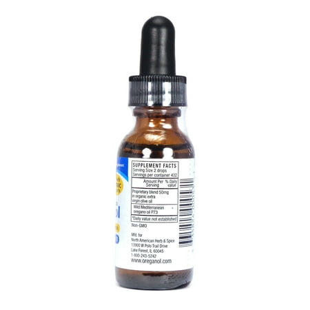 North American Hemp Company And Spice Oreganol Oil, 1 Fluid Ounce