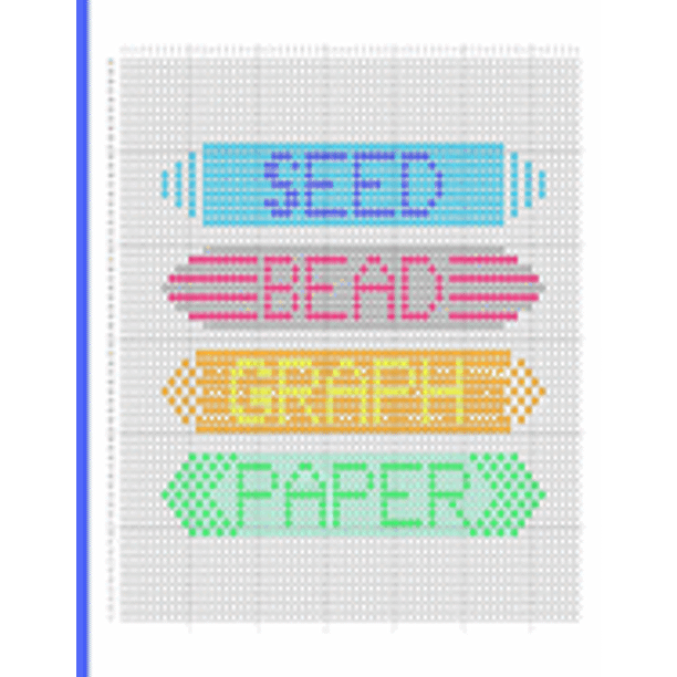 Seed Bead Graph Paper beading grid paper for designing your own