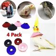thumbnail image 2 of 4pack Pet Parrot Anti-bite Elizabethan Collars, Anti-grab Feather Plucking Wound Healing Safety Collar, Protective Recovery Cones For Budgerigar Loveb, 2 of 5