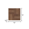 thumbnail image 6 of FloorPops Parquet Vinyl Peel & Stick Floor Tiles 10 Tiles/10 Sq. ft., 6 of 10