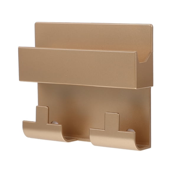 Guangmc Golden Wall Mount Holder Charging Stand Bedside Shelf Stand