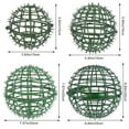thumbnail image 4 of 4Pcs Grass Ball Rack 20x20x20cm Green Breathable Wedding Party, 4 of 8