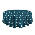 thumbnail image 5 of Christmas Round Tablecloth 60x60in(153x153cm) – Waterproof Polyester Table Cover with Full Print Design, Wrinkle Resistant & Washable for Kitchen Dining Party Decor, 5 of 6