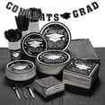 thumbnail image 2 of Fun Express Black 2024 Graduation Disposable Tableware Kit for 50 Guests - Bulk 467 Pc, 2 of 4