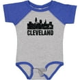 thumbnail image 3 of Inktastic Cleveland Skyline Grunge Boys or Girls Baby Bodysuit, 3 of 5