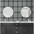 thumbnail image 4 of NextWall Greyscale Manorvale Plaid Peel and Stick Wallpaper - 20.9 in. W. x 18 ft. L. Roll, 4 of 7