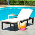 thumbnail image 4 of Costway Patio Rattan Lounge Chair Chaise Couch Cushioned Height Adjustable Pool Garden, 4 of 10