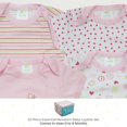 thumbnail image 2 of Spasilk Baby 23 Piece Essential Basics Layette Clothing Set for Newborn and Infant Girls, Gift Baskets and Showers, Pink Flowers, 2 of 7