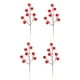 thumbnail image 1 of 4pcs boda falsa sucursales de cerezo hogar bricolaje simulado berry rama ornamentos, 1 of 5