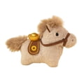 thumbnail image 2 of Muñeco de peluche con forma de caballo, llavero, llavero, llavero, animal de peluche Marrón, 2 of 7