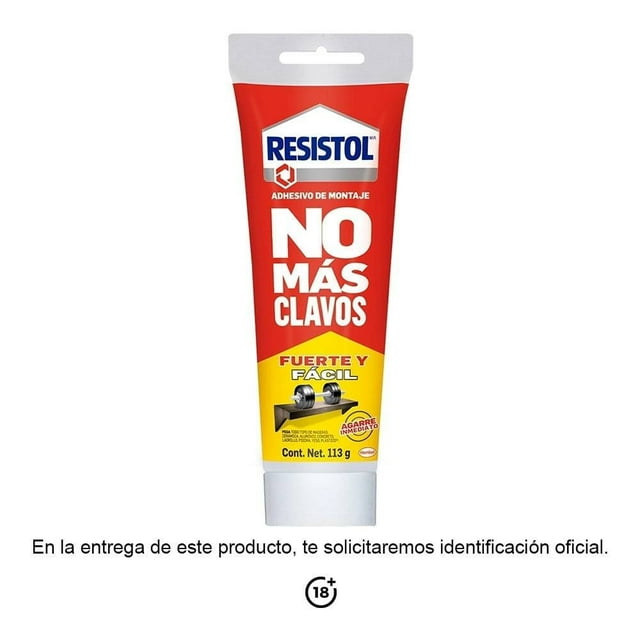 Adhesivo de montaje Resistol No Más Clavos fuerte y fácil 113 g