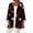 Black, variant on Women's Casual and Fashionable Christmas Printed Lightweight Mid-Length Jacket Cardigan, for Spring and Fall Wear,Deep Red,L