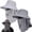 dark Grey+light Grey, variant on Sun Hat for Men Women with Neck Flap,Wide Brim UPF50+ Fishing Hat with Detachable Face Cover Outdoor Sun Protection Hat
