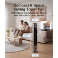 thumbnail image 4 of NFTIGB Tower Fan for Bedroom, 36 inch Oscillating Fans that Blow Cold Air, 3 Speeds, 3 Modes 12H Timer, Standing Floor Fan for Home Office, Black, 4 of 7