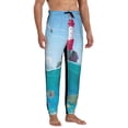 thumbnail image 4 of Xecao Lighthouse Sea Port Print Active Tech Joggers for Men, Mens Sweatpants Lounge Pants with Pockets-X-Large, 4 of 5