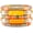 Yellow, variant on Bamboo Tube Bangles Bracelet Chunky Curved Stacking Clear Acrylic Colorful Beads Stretchable Friendship Gold Bracelets Gifts For Bestfriends, Couple, Family Members, Siblings, Sister, Lover