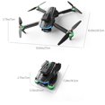 thumbnail image 4 of karymi Brushless Motor Drones with 2 Cameras Wind Resistance Headless Mode Gesture Control FPV Drone with Cool LED Light for Adults RC Drone for Beginners Quadcopter Gifts for Women, 4 of 9