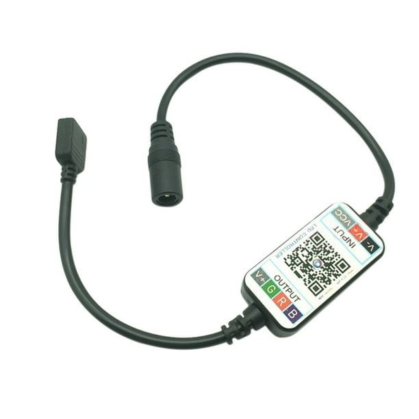 Fiudx Liquidación de ahorros de invierno Minicontrolador USB Bluetooth/Wifi RGB LED remoto 5V 5050 3528 LED tira Li T8Z9