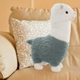 thumbnail image 4 of Muñeca de peluche Lma Alpaca Relleno Esponjoso Verde 38cm Zulema, 4 of 8