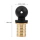thumbnail image 2 of DEEPCRAFF 4Ud Tapones Para Botella De Vino En Estilo Calabaza Con Boca De Latón Para Bar Y Hogar, 2 of 8