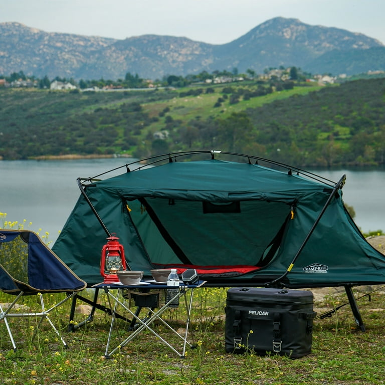 Kamp-Rite Single Portable Adult Outdoor Sleeping Tent Cot Kamp-Rite Single Portable Adult Outdoor Sleeping Tent Cot