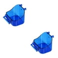 thumbnail image 2 of relayinert Convenient Bird Cage Parrot Baths – Safe And Easy To Clean Bird Baths Parakeet Blue 2Set, 2 of 6