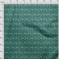thumbnail image 4 of oneOone Silk Tabby Dark Green Fabric Block Craft Projects Decor Fabric Printed By The Yard 42 Inch Wide-XY, 4 of 5