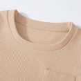 thumbnail image 5 of HCNTES Toddler Baby Boy Summer Spring Clothes Set Kid Outfits Short Sleeves T-Shirt Tops + Shorts Cute Outfits Set For Kids 2t 3t 4t 5t 6t 7t 8t(D0-Khaki,0-3 Months), 5 of 9