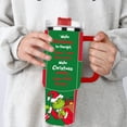 thumbnail image 6 of Funny Christmas Tumbler for Women Men,40 oz Stainless Steel Insulated Travel Tumbler,Christmas Coffee Mug with Lid and Straw Xmas Cups Keep Drinks Cold & Hot,White Elephant Gifts Stocking Stuffer, 6 of 6