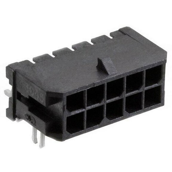 0430451008  Connector Header  SMD R/A 10POS 3MM