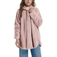 thumbnail image 2 of FDDMis Sherpa Jacket Girls Winter Coat 5t Toddler Sherpa Boys Hoodies Size 14-16 Girls Size 7 Clothes 18-24 Month Boy Clothes Winter Teen Clothes, Pink 9-10 Years, 2 of 8