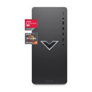HP Victus 15L Gaming Desktop Computer Bundle PC, AMD Ryzen 7 Processor, AMD Radeon Graphics, 16 GB SDRAM, 512 GB SSD, Windows 11 Home OS, Wi-Fi 6 and Bluetooth (TG02-0130, 2022)