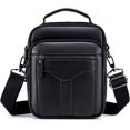 thumbnail image 2 of Bag for Men Crossbody Bag Small Leather Messenger Briefcase Handbag Men Purse | , Small, Leather, Messenger, Men Purse, 2 of 7
