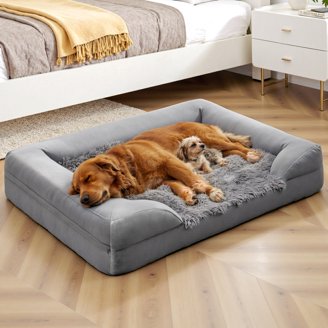 Tolobeve Orthopedic Dog Beds Medium Large Sized Dog, Waterproof