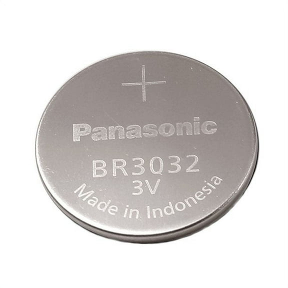 Panasonic Battery, Lithium Button Cell Br3032 (Pack of 3)