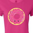thumbnail image 4 of Inktastic Hot Pink Donut Women's T-Shirt, 4 of 5