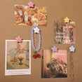 thumbnail image 5 of 25pcs Cute Decorative Star Thumb Tacks Decorative Star Push Pins Offices Supplies Decor Desk Accessories for Office or Home Photos 0.8x0.6In, 5 of 6