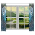 thumbnail image 3 of Mkhert Enchanted Tree Thermal Insulated Blackout Window Curtain Kitchen Curtain 52X84 Inch ,Set Of 2, 3 of 3