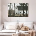 thumbnail image 2 of Elephant Stock Autumn Barns I Wall Art - Horizontal Canvas Wall Art - Living Room Wall Decor - Architecture Canvas - Black And White Decor By Ethan Harper - 45" x 30", 2 of 8