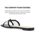 thumbnail image 4 of Journee Collection Womens Jamarie Tru Comfort Foam Slip On Slide Flat Sandals, 4 of 6