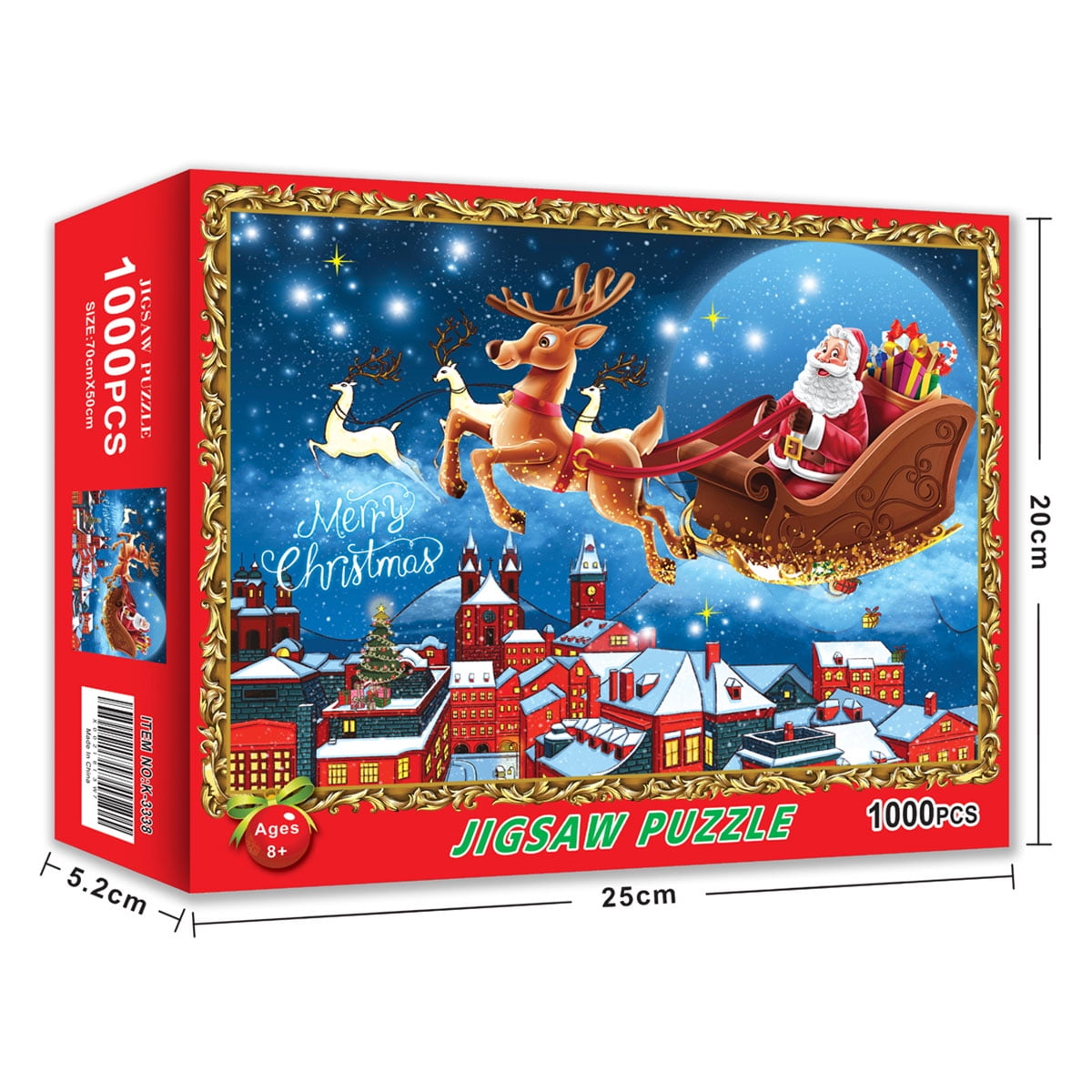 Space Traveler Intellective Educational Fun Toy Game for Childen,Landscape Pattern Paper Puzzle DIY Home Decor Jigsaw Puzzles for Adults,Kids 1000 Pieces