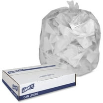 Genuine Joe Can Liners 16 Gal 6mic/.20mil 24"x31" 1000/CT Translucent 70011